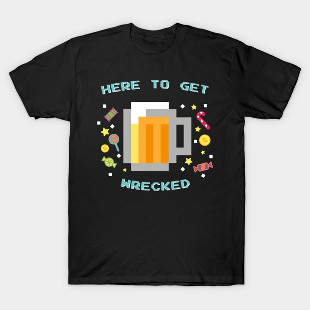 Beer Wrecked T-Shirt by Spinningarrowco